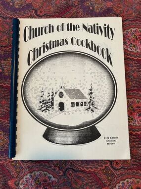 Church of the Nativity Christmas Cookbook - Black & White Cover